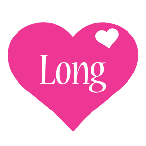 Long love-heart logo