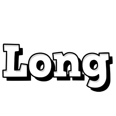 Long snowing logo
