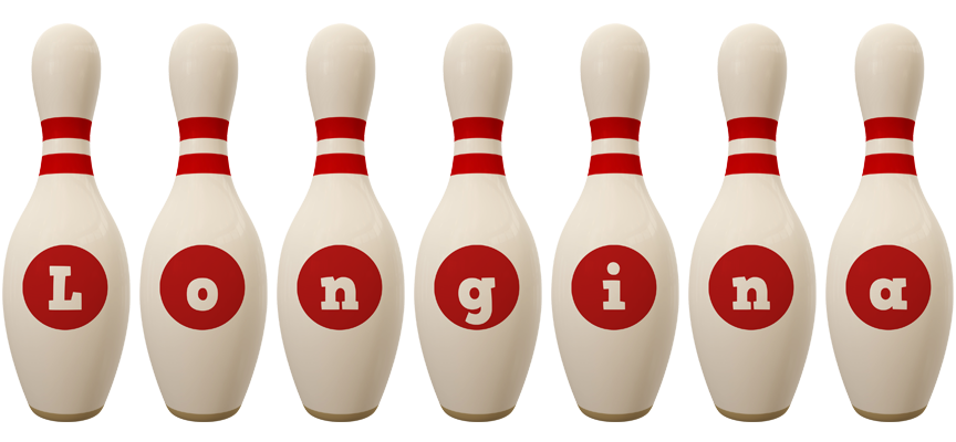 Longina bowling-pin logo