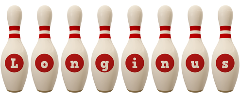 Longinus bowling-pin logo