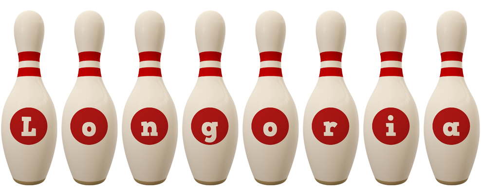 Longoria bowling-pin logo