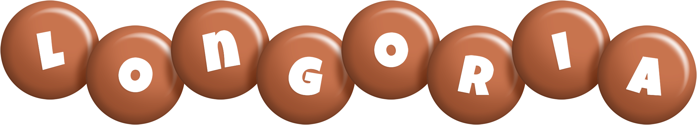 Longoria candy-brown logo