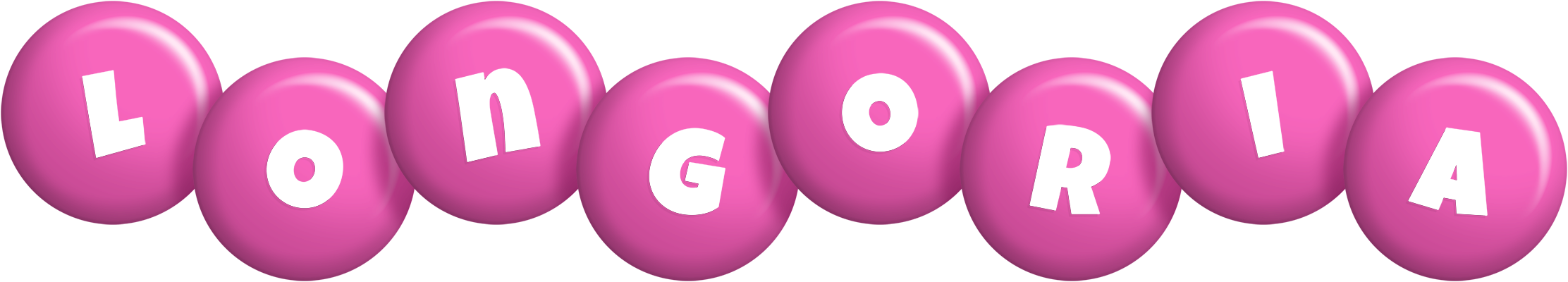 Longoria candy-pink logo