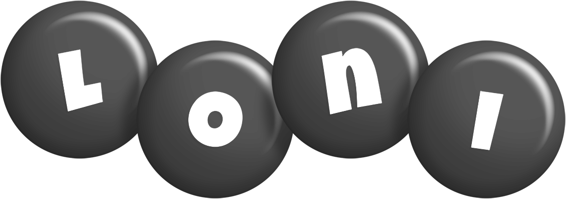 Loni candy-black logo
