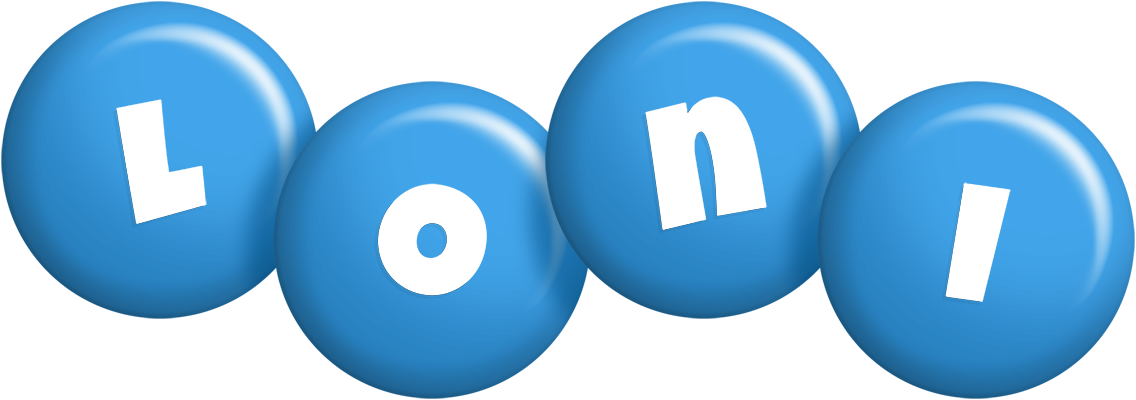 Loni candy-blue logo