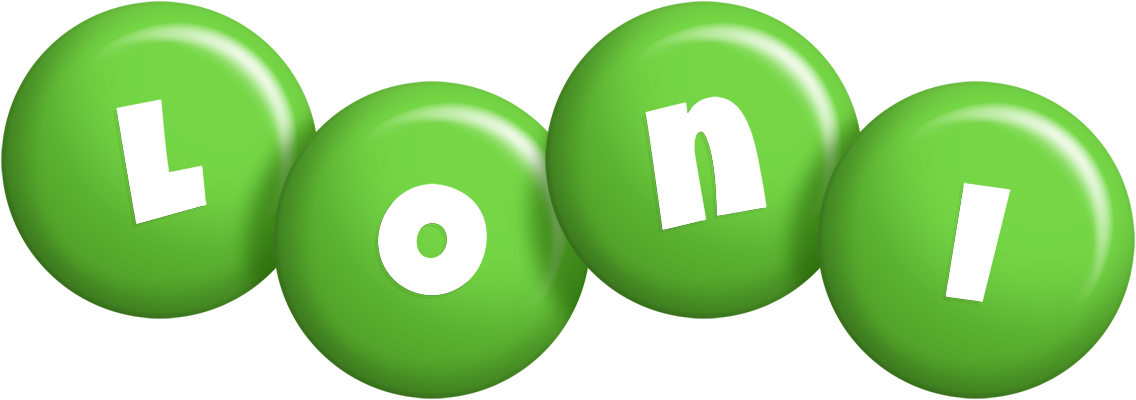 Loni candy-green logo