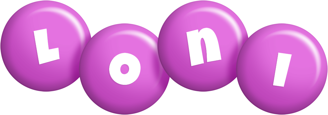 Loni candy-purple logo