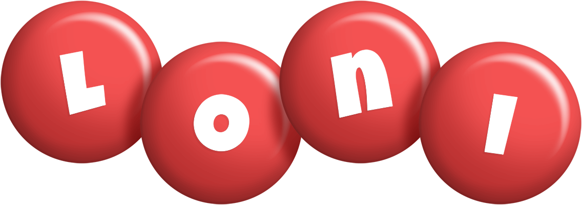 Loni candy-red logo