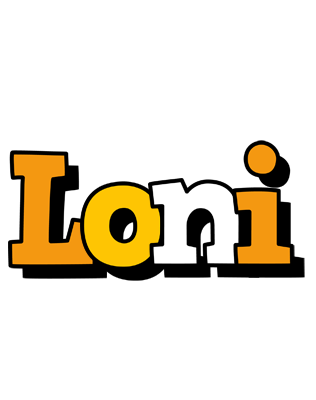 Loni cartoon logo
