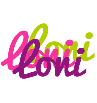 Loni flowers logo