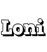 Loni snowing logo