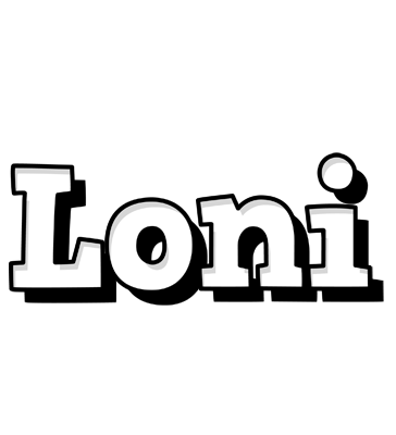 Loni snowing logo