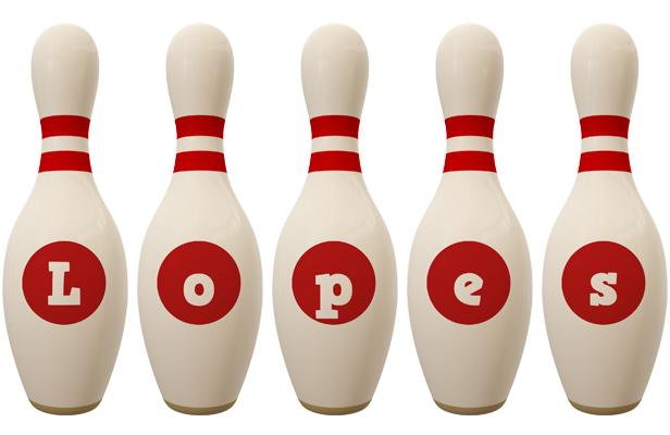 Lopes bowling-pin logo