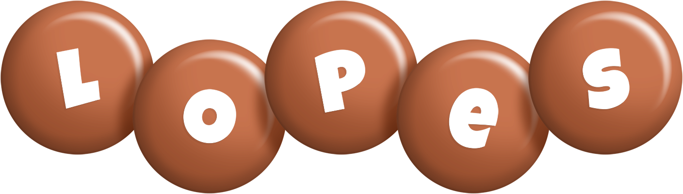 Lopes candy-brown logo