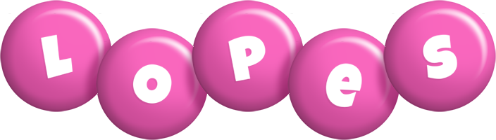 Lopes candy-pink logo