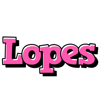 Lopes girlish logo