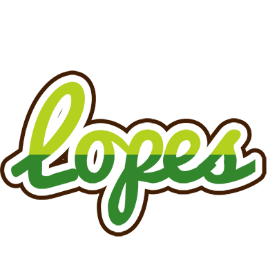 Lopes golfing logo