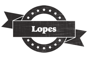 Lopes grunge logo