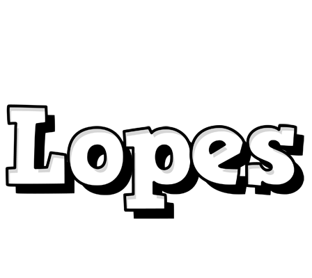 Lopes snowing logo