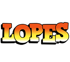 Lopes sunset logo