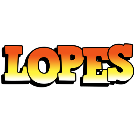 Lopes sunset logo