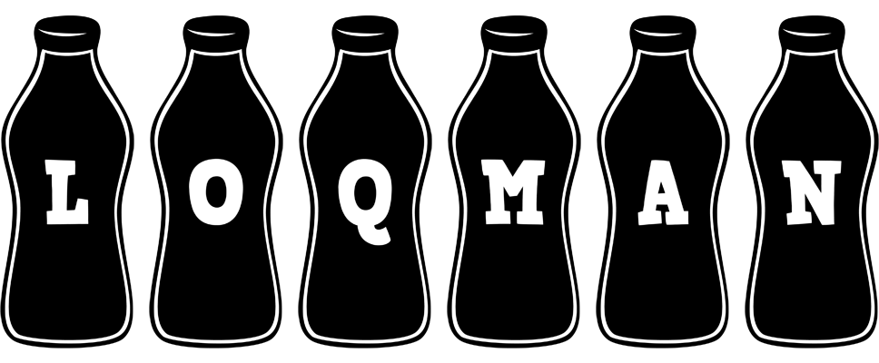 Loqman bottle logo