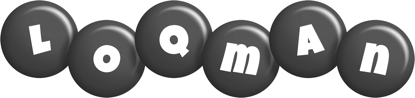 Loqman candy-black logo