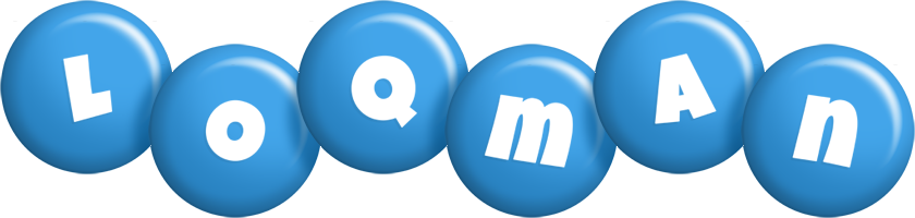 Loqman candy-blue logo