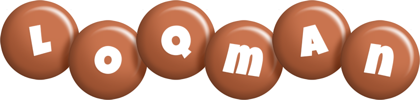 Loqman candy-brown logo