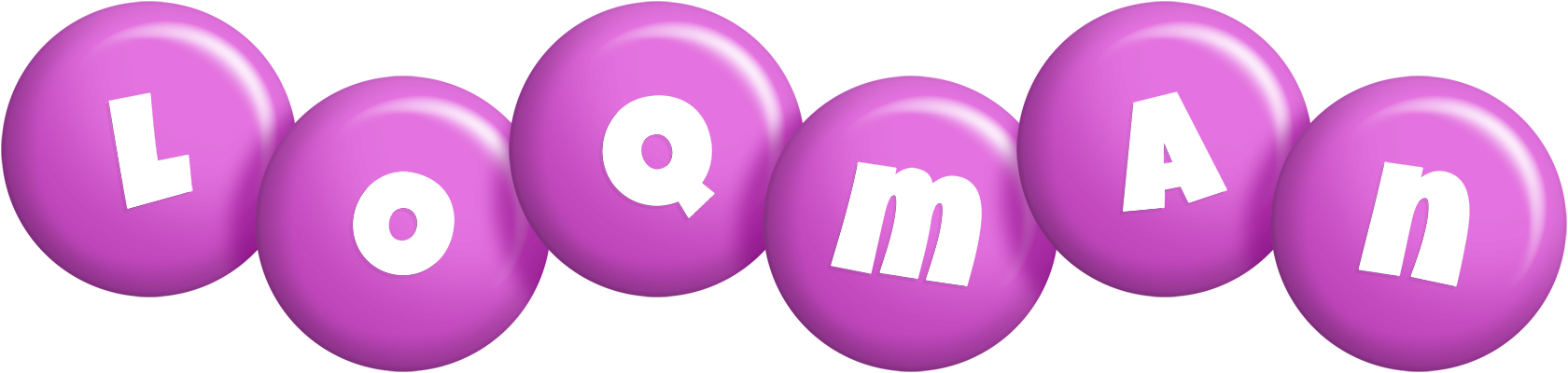 Loqman candy-purple logo