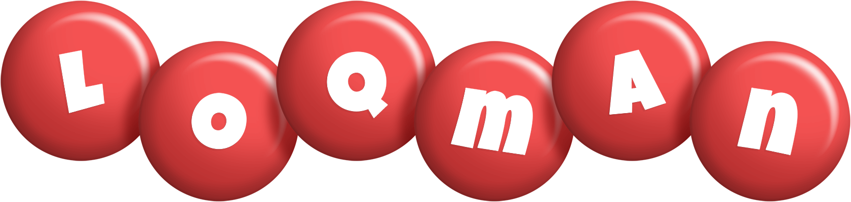 Loqman candy-red logo