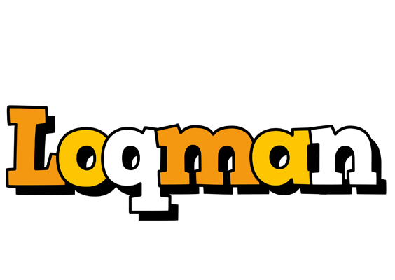 Loqman cartoon logo