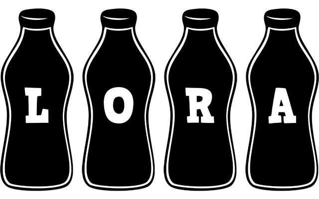Lora bottle logo