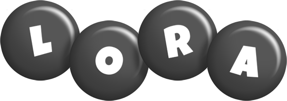 Lora candy-black logo