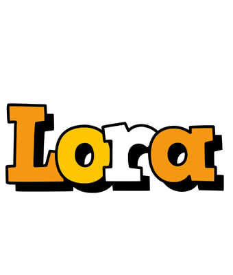 Lora cartoon logo