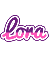 Lora cheerful logo