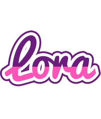 Lora cheerful logo