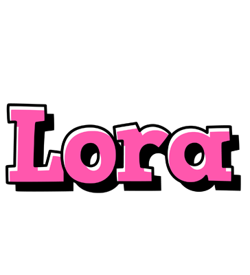 Lora girlish logo