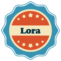 Lora labels logo