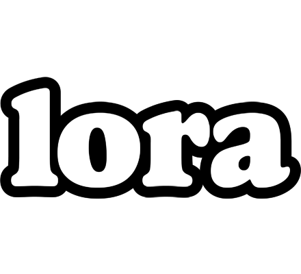 Lora panda logo
