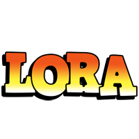 Lora sunset logo