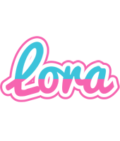 Lora woman logo