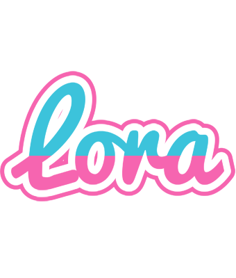 Lora woman logo