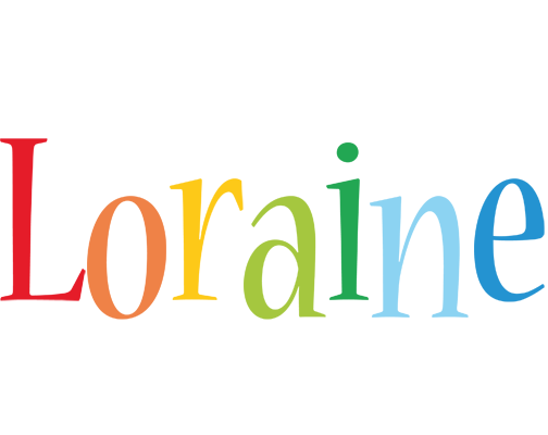 Loraine birthday logo
