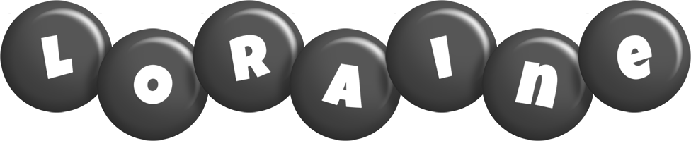Loraine candy-black logo