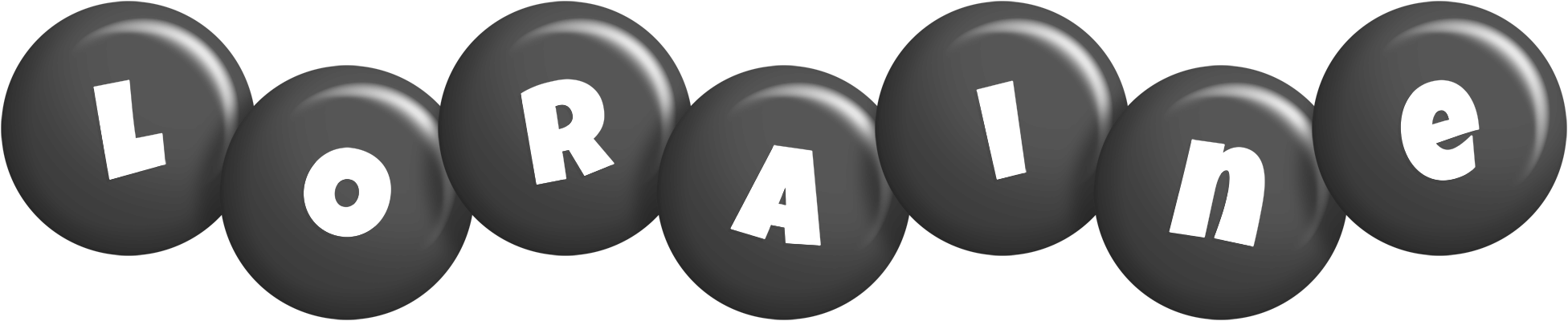 Loraine candy-black logo