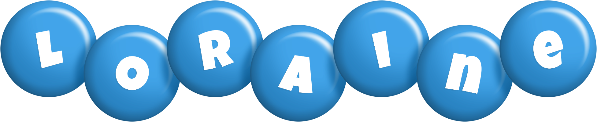Loraine candy-blue logo