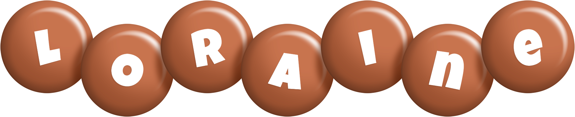 Loraine candy-brown logo
