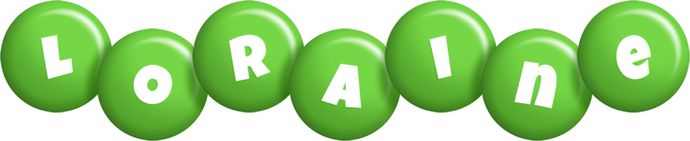 Loraine candy-green logo