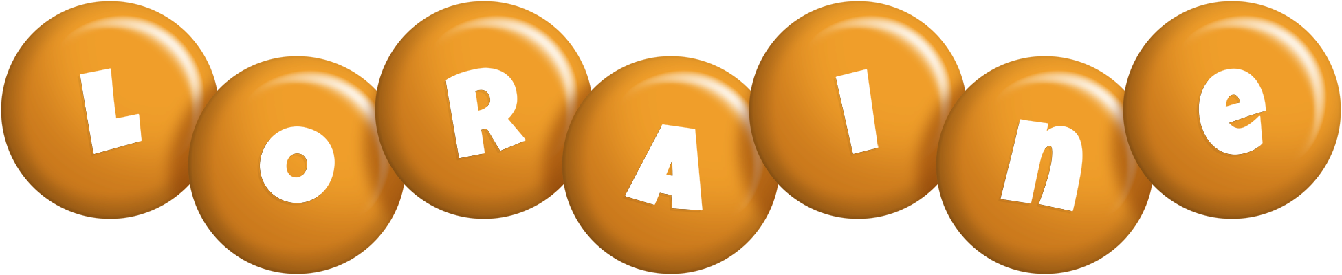 Loraine candy-orange logo